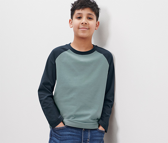 2 Kinder-Langarmshirts