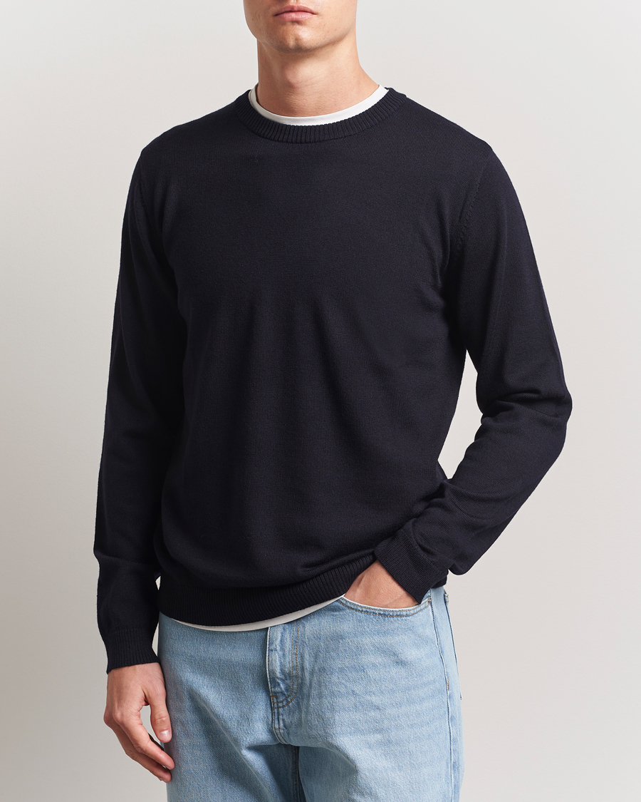 A Day's March Álagon Merino Crew Navy