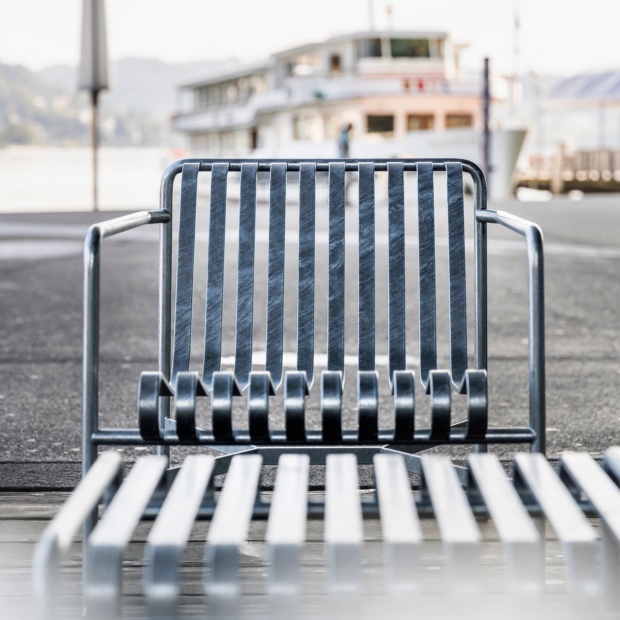 Loungestoel Palissade laag hot galvanised