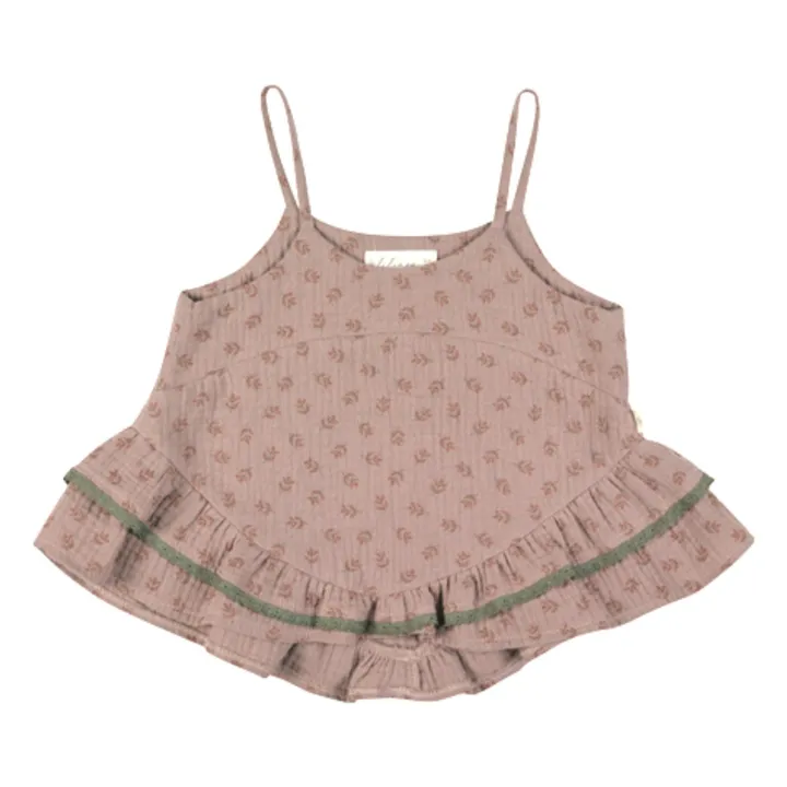 Lilinoa Top Florie à Fleurs | Violet