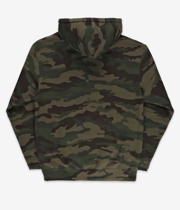 Thrasher Flame Hoodie (forest camo)
