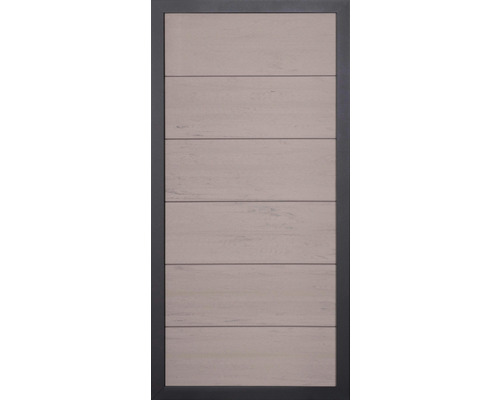 GroJa Novara deelelement, voorgemonteerd zonder palen, frame antraciet 90 x 180 cm zand