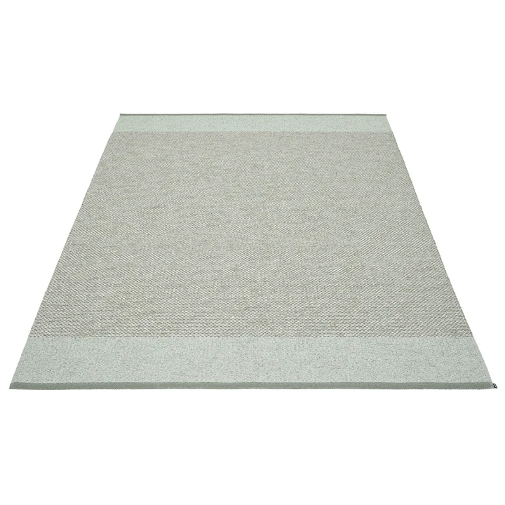 Pappelina - Edit Teppich, 180 x 260 cm, army / sage / stone metallic