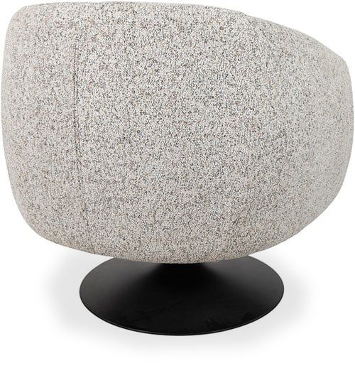 Draaifauteuil Ecru Louis B78 x D83 x H75 cm