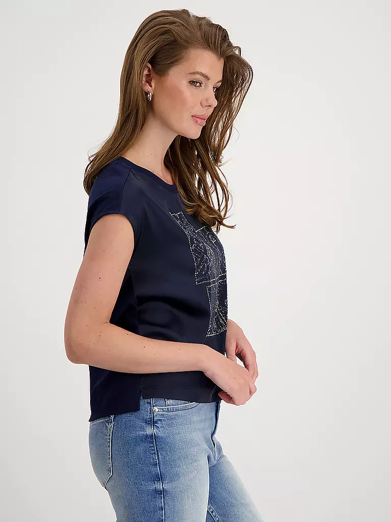 MONARI Blusenshirt dunkelblau