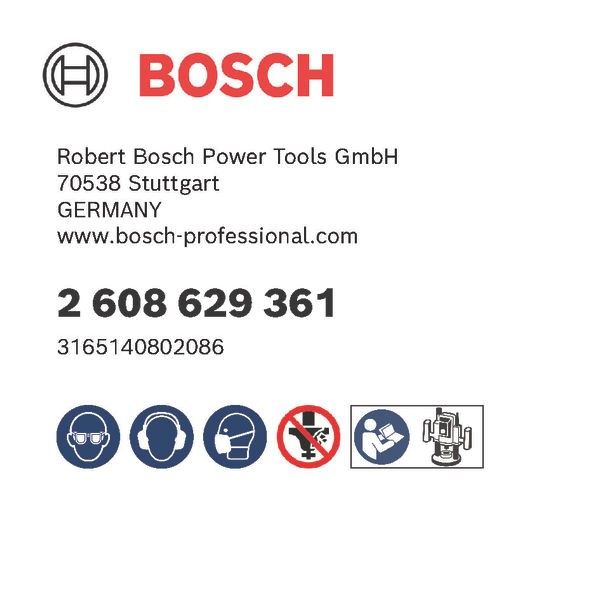 Bosch 2608629361 Vingerfrees 2-SN 16x31,8x66x8