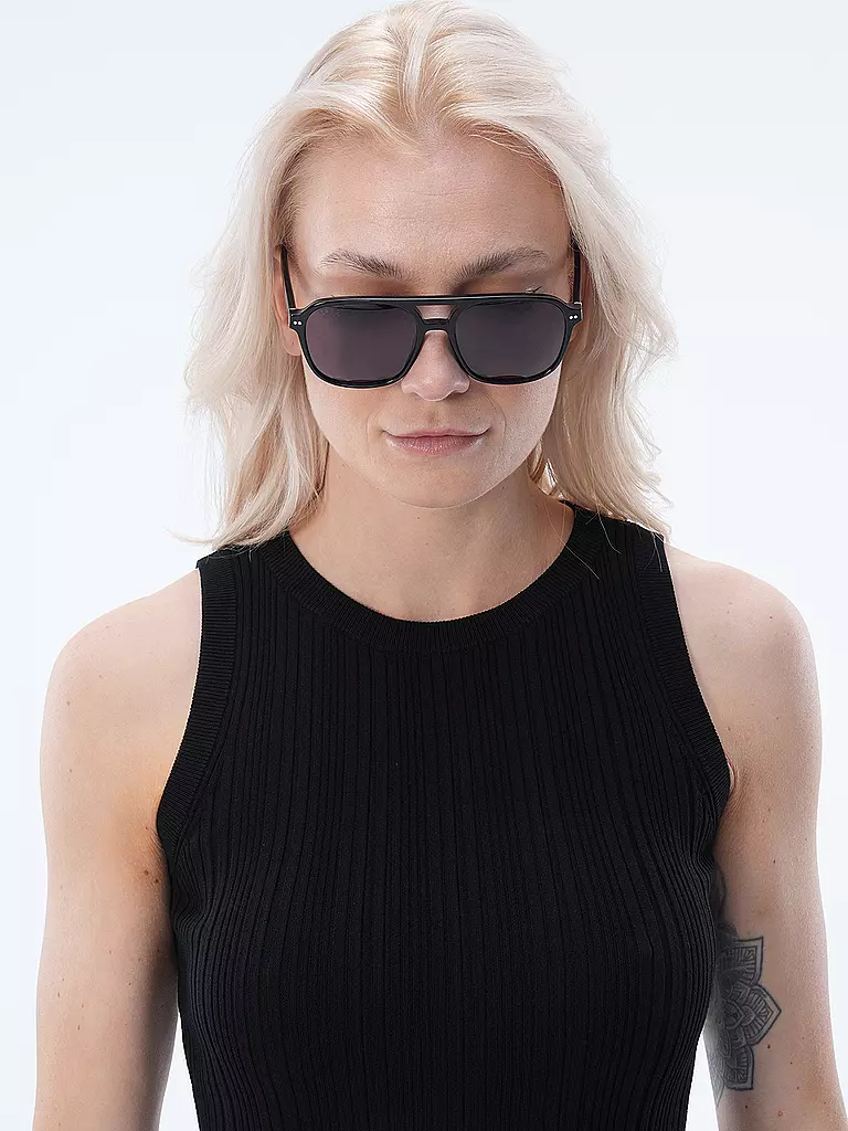 KAPTEN & SON Sonnenbrille  ZURICH OVERSIZE schwarz