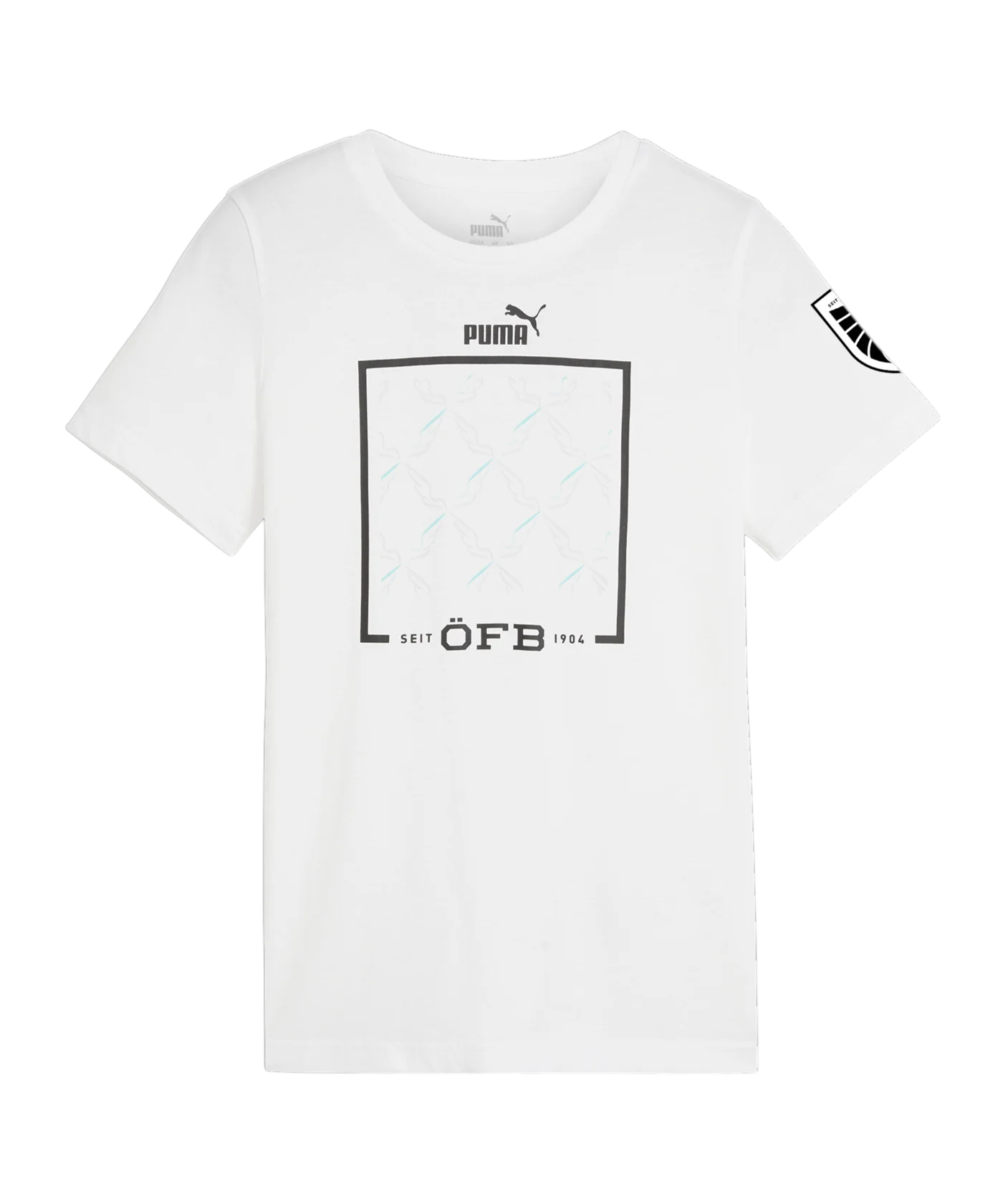 PUMA Österreich Ftbl Icons T-Shirt Kids Weiss F03