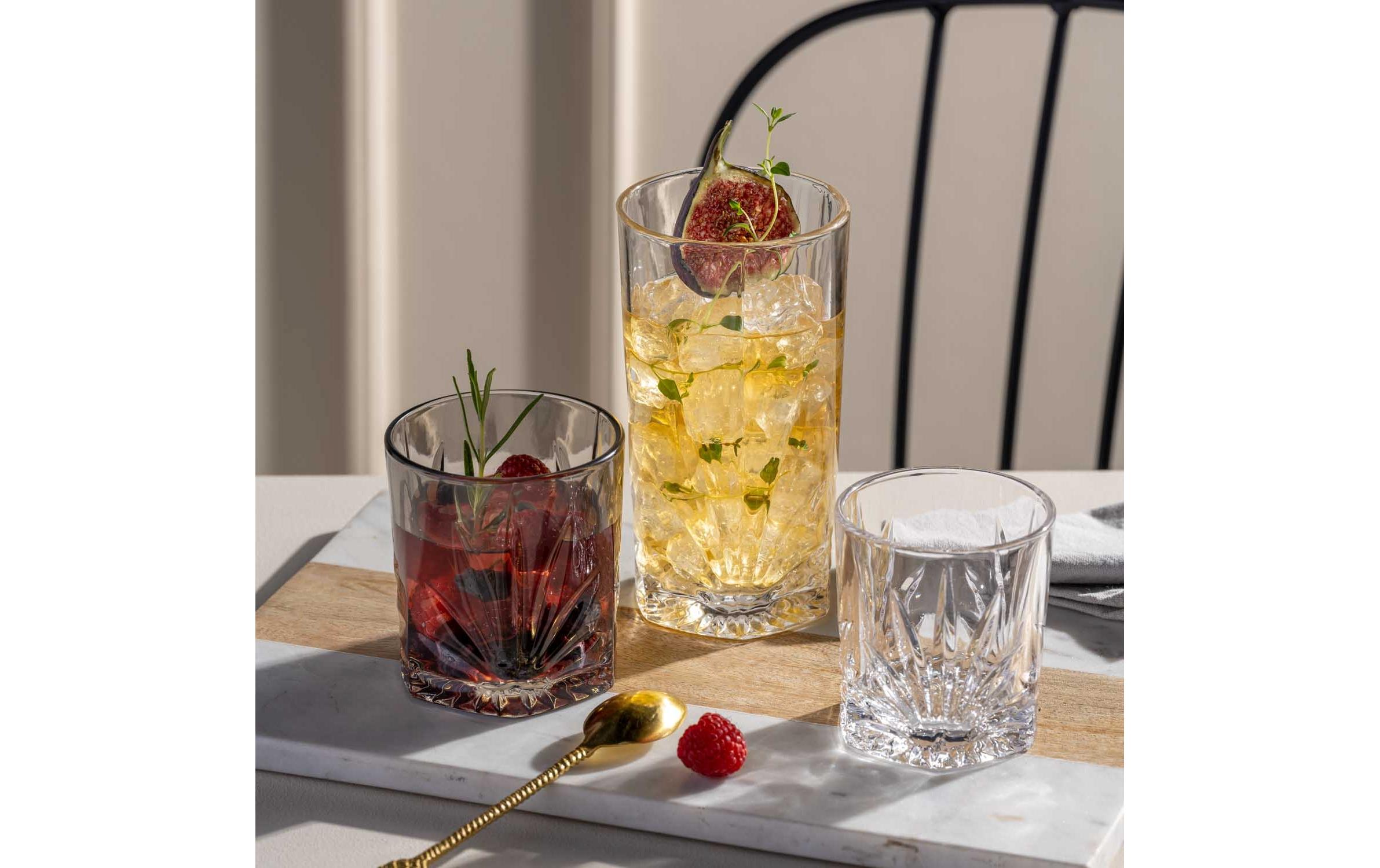 Whiskyglas Capri 330 ml, 4 Stück, GrauWhiskygläser Set