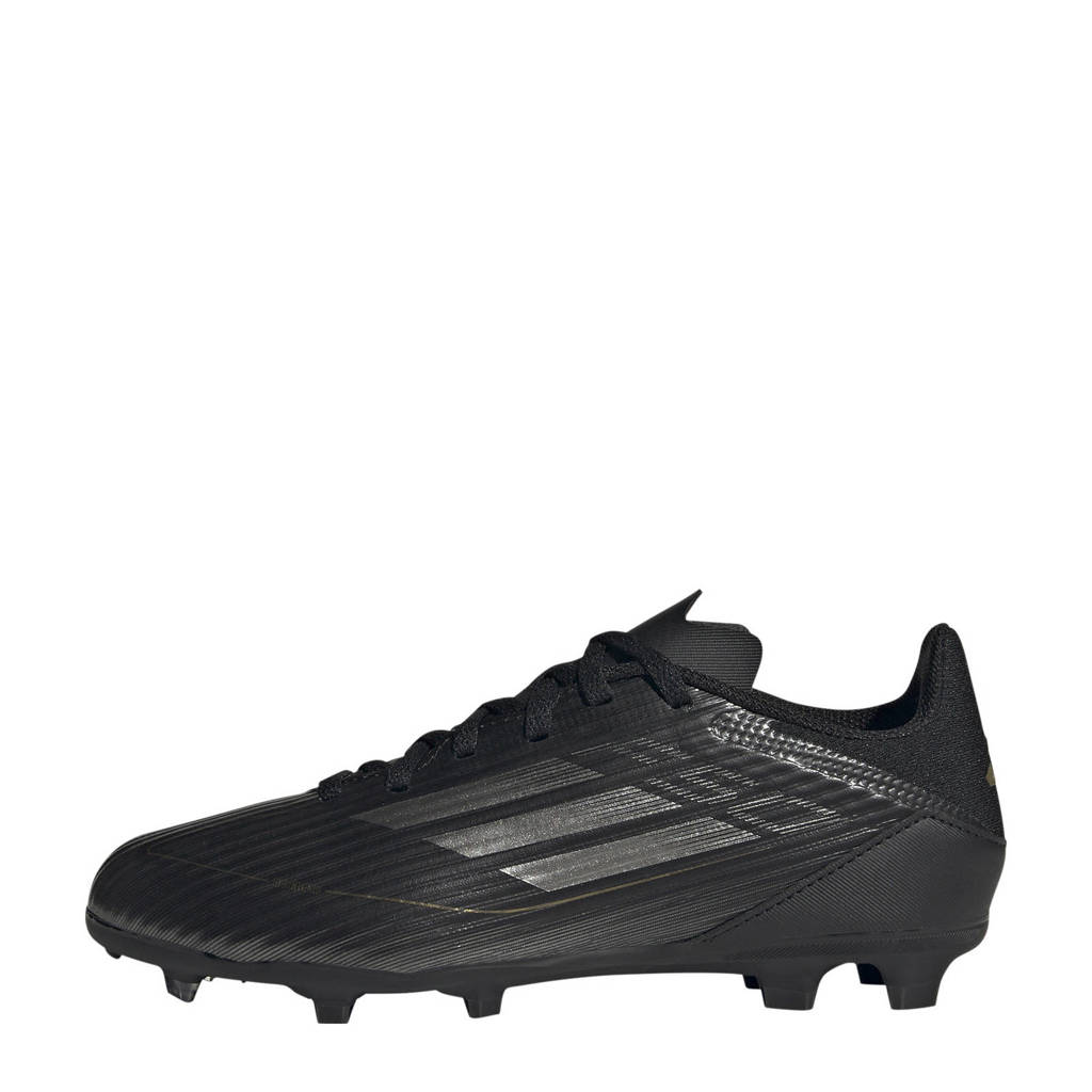 adidas F50 Leaguejunior voetbalschoenen goudmetallic/wit/zwart
