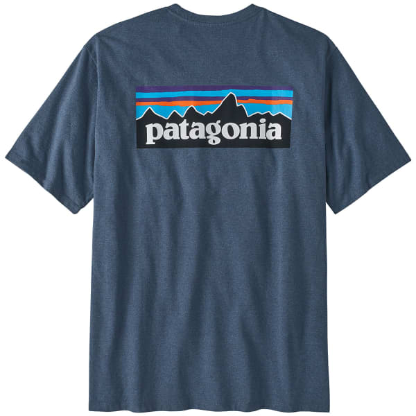 T-shirt PATAGONIA M'S P-6 LOGO RESPONSIBILI-TEE UTILITY BLUE