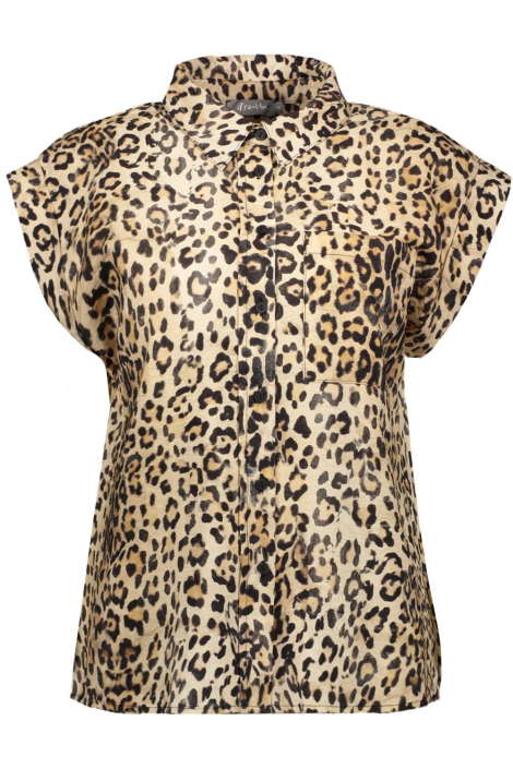 Geisha beige dames blouse