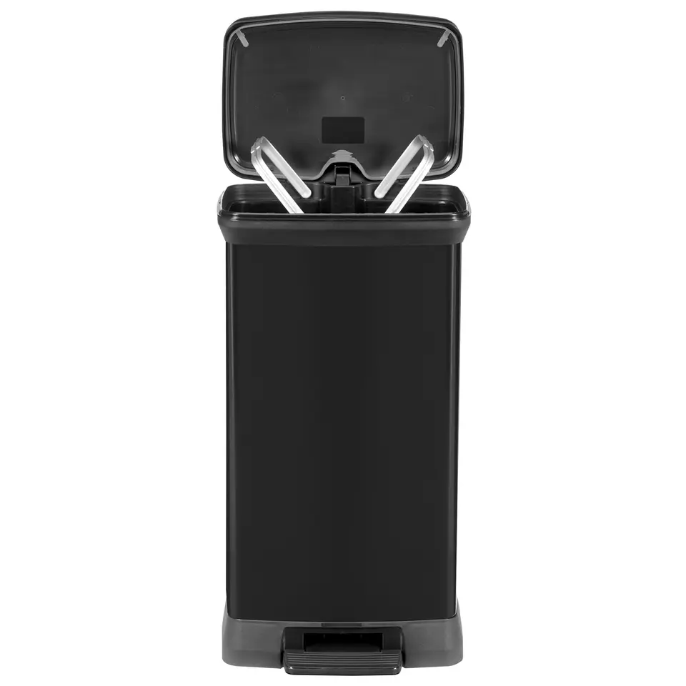 Curver Decobin Prullenbak- 50L - 39x29x72 cm - Zwart
