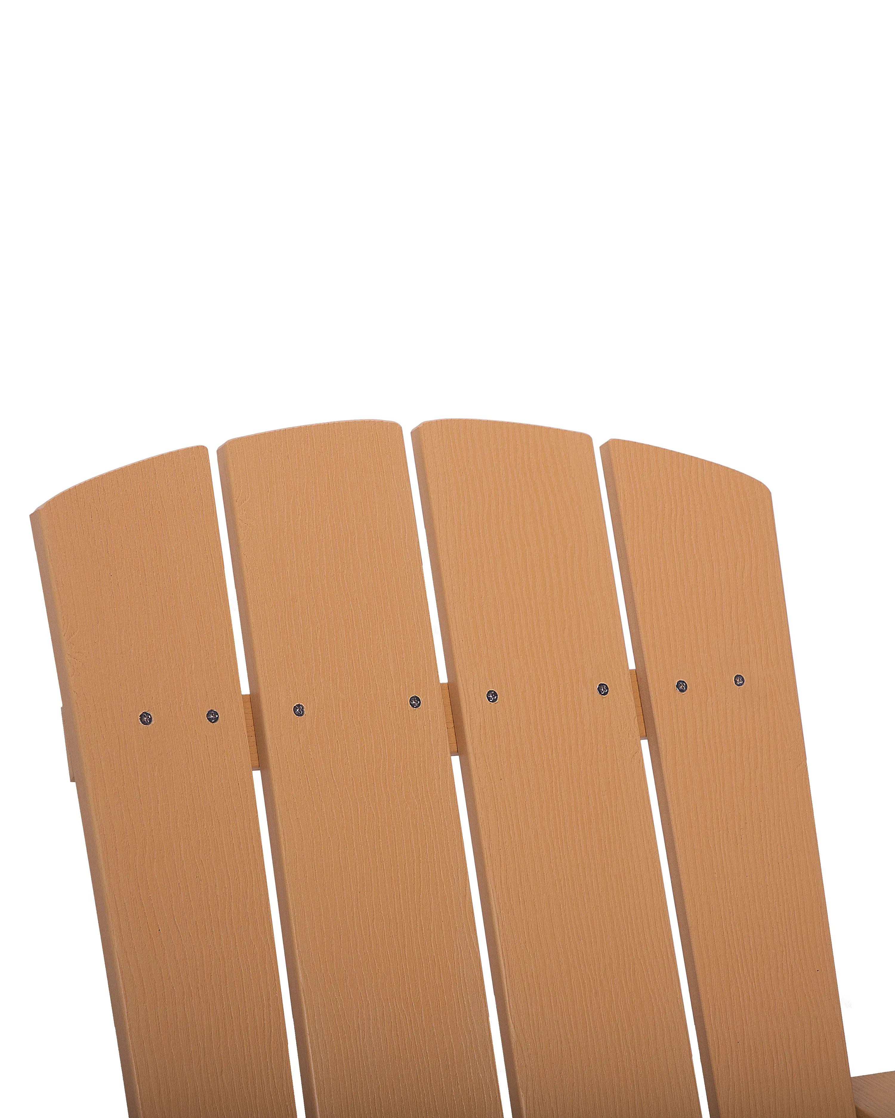 Tuinstoel ADIRONDACK met voetenbank Bruin