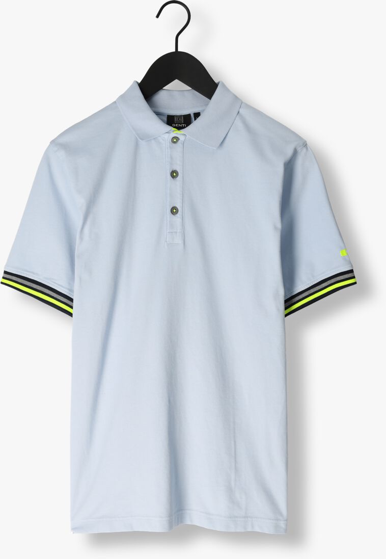 GENTI lichtblauwe genti polo j9033-1212