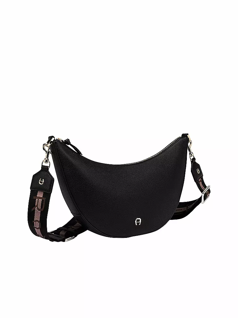 AIGNER Ledertasche - Umhängetasche ZITA Large schwarz