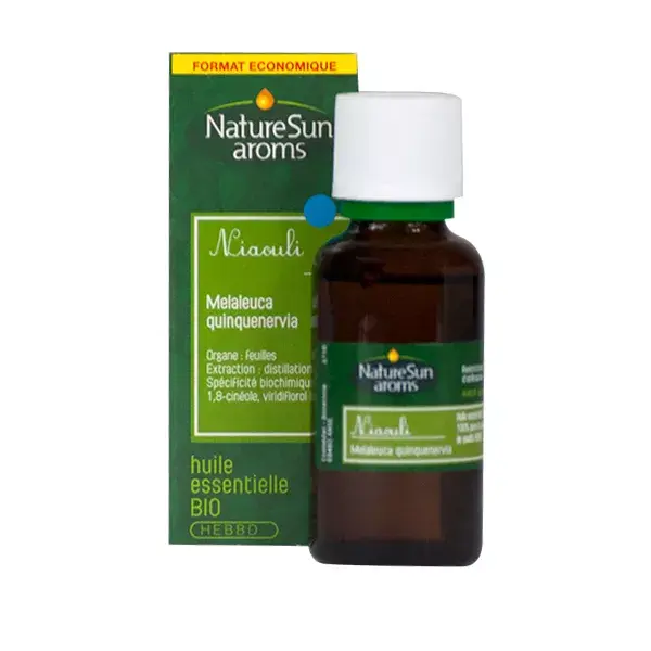 Óleo Essencial de Niaouli Orgânico NatureSun Aroms 30ml