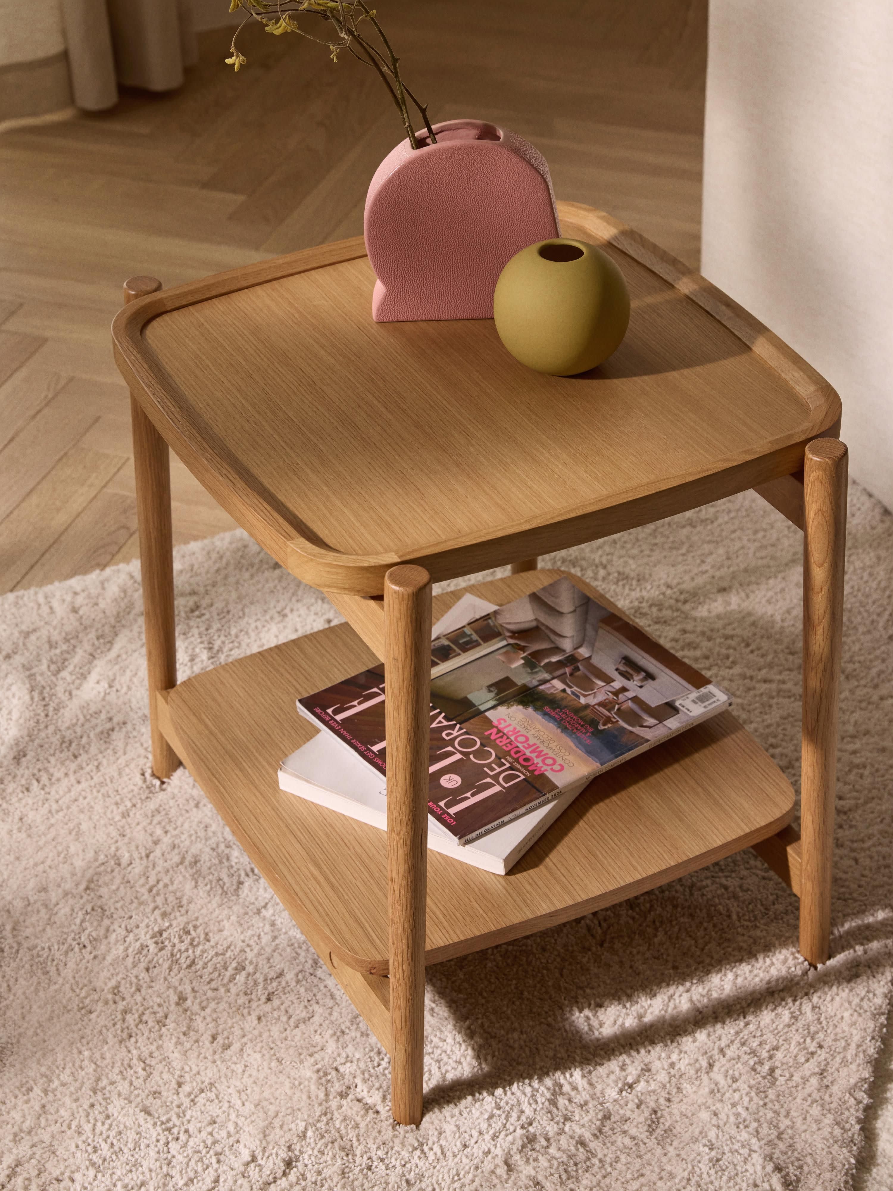 Houten bijzettafel Libby