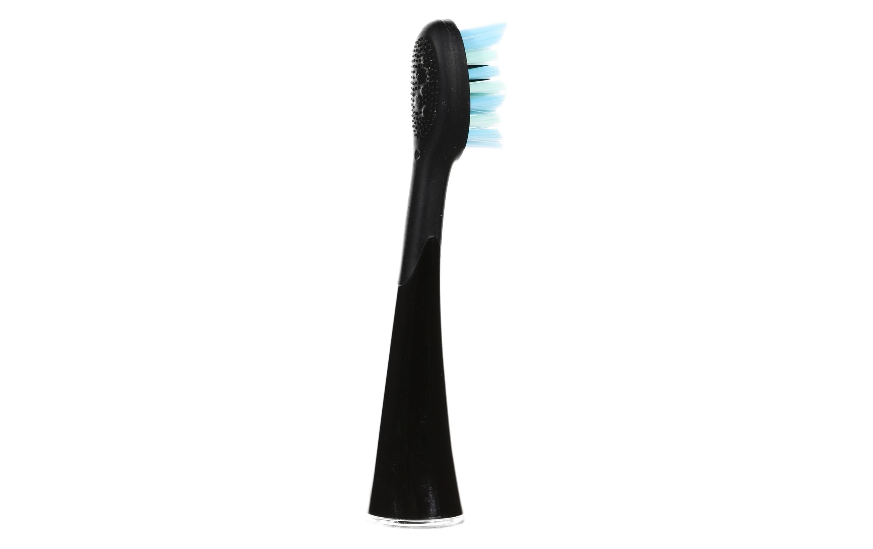 Zahnbürstenkopf Shine Bright Extra Clean Schwarz, 6 StückErsatz-Bürstenköpfe