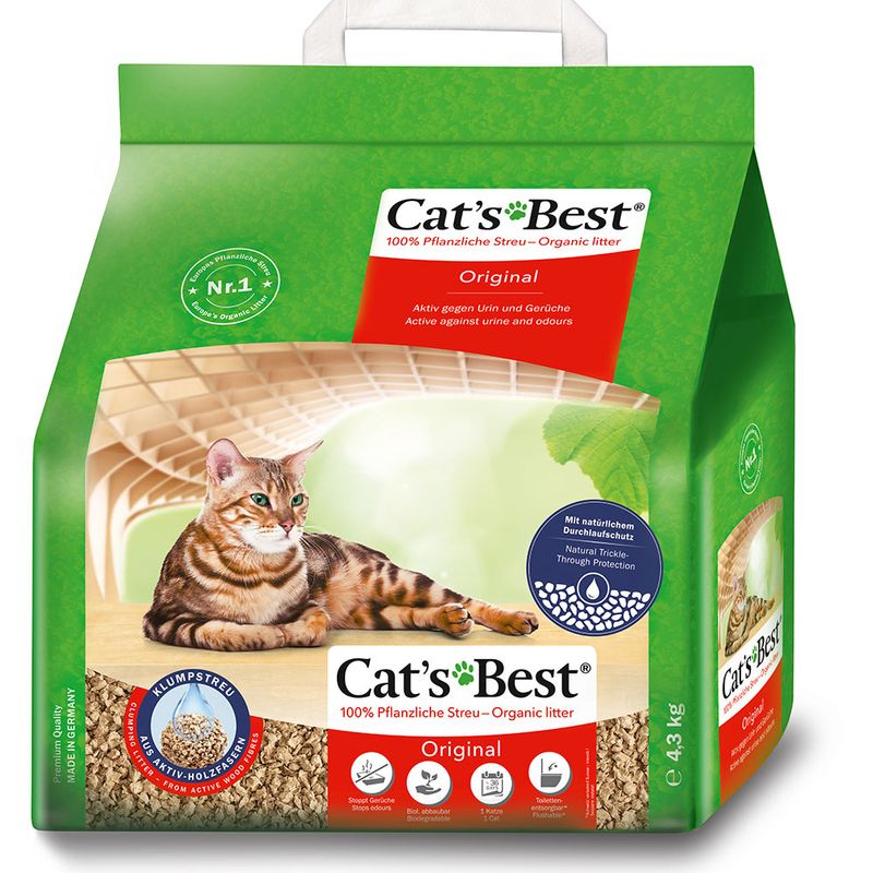 Litière Cat's Best Original à prix discount sur bitiba.fr