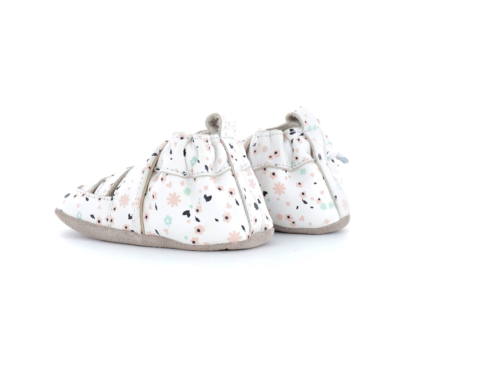 Robeez-SANDIZ GIRL Cuir Blanc