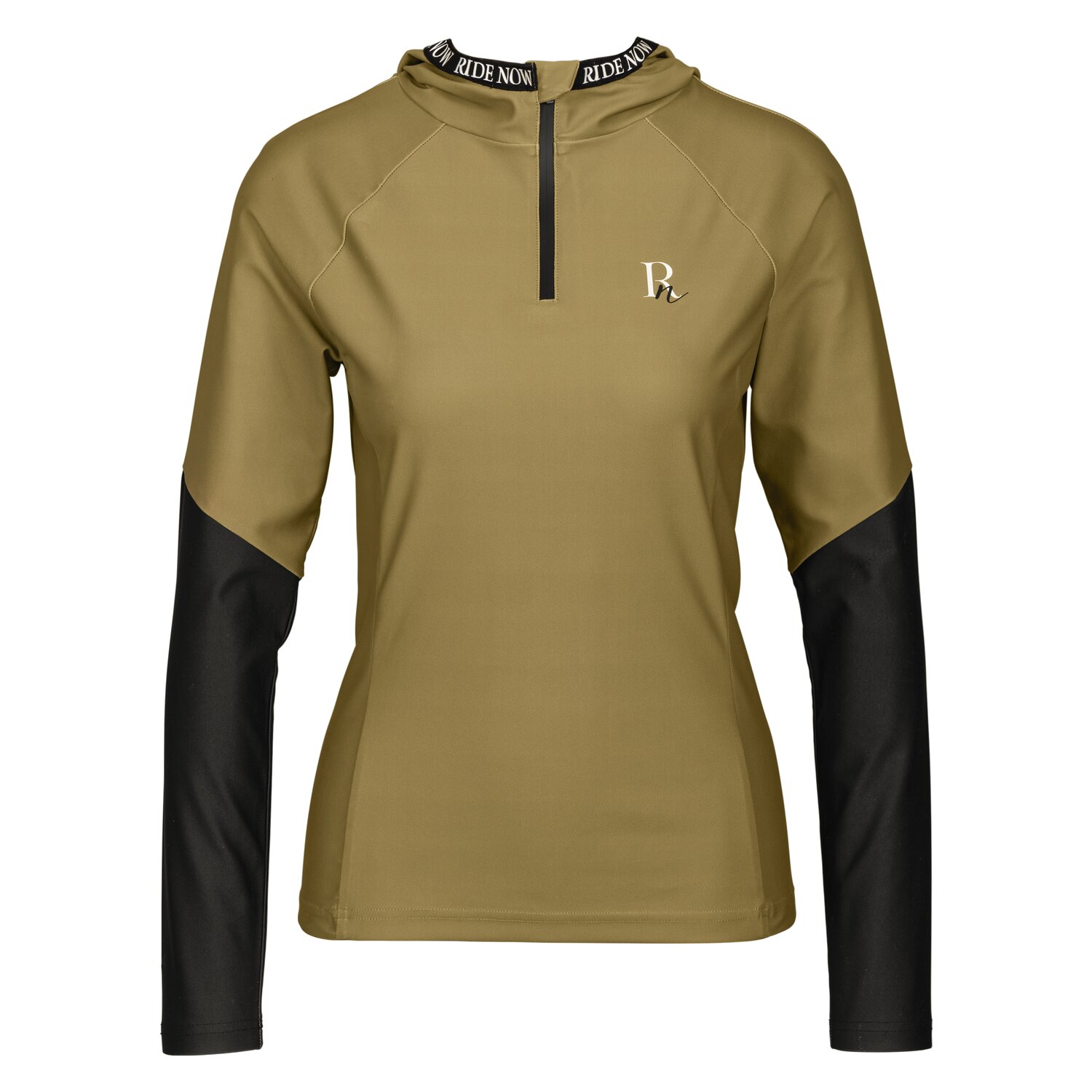 RIDE now Funktionsshirt mit Kapuze - moss
