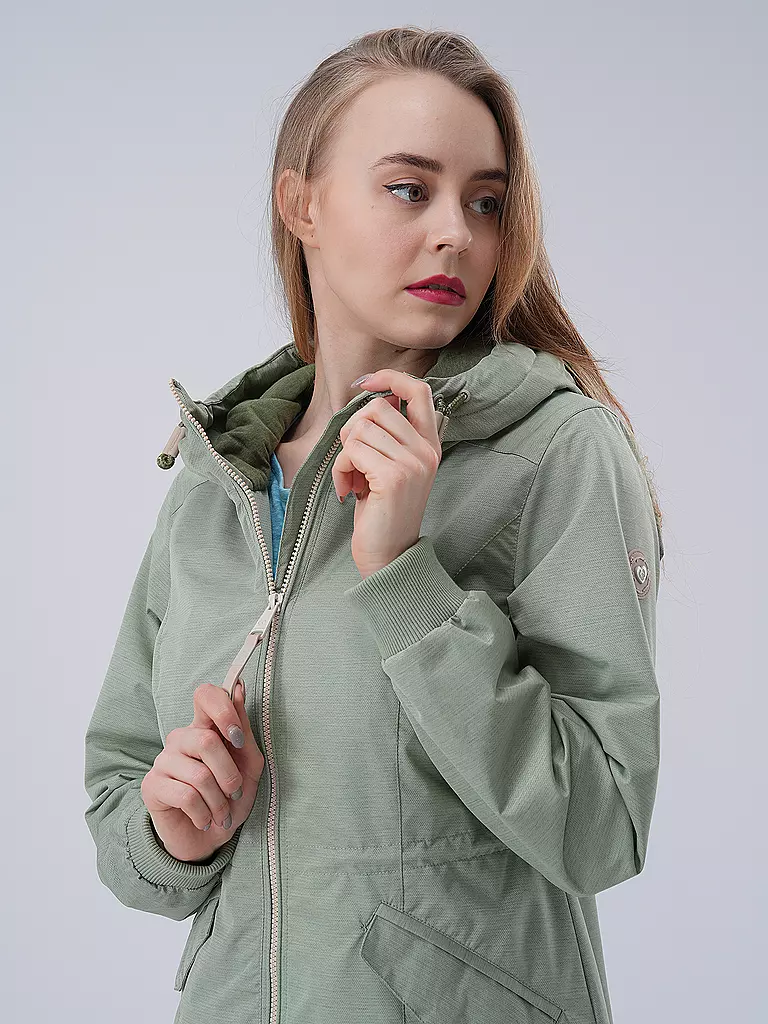 RAGWEAR Jacke DOWEY hellgrün