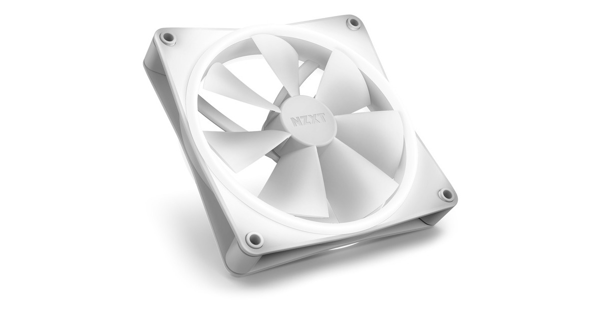 NZXTF140 RGB DUO case fan  (Wit, 140 x 140 x 25 mm, PWM, zonder controller)