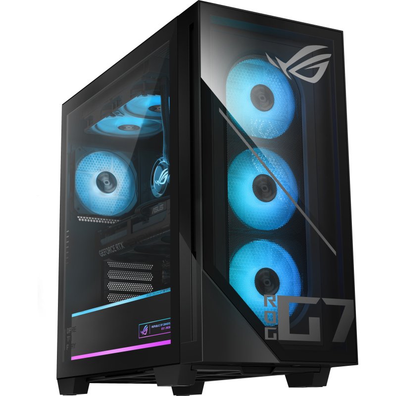 ASUS ROG G700 GM700TZ-DRR9700X029W AMD Ryzen™ 7 9700X 32 Go DDR5-SDRAM 2 To SSD NVIDIA GeForce RTX 5080 Windows 11 Home Tower PC Noir