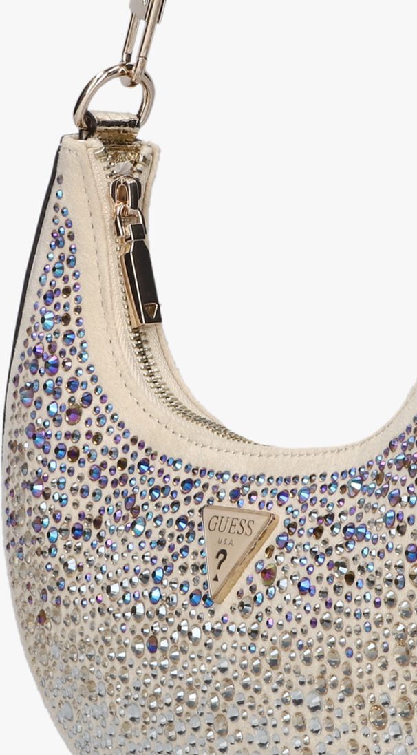 GUESS gouden guess schoudertas lua small hobo