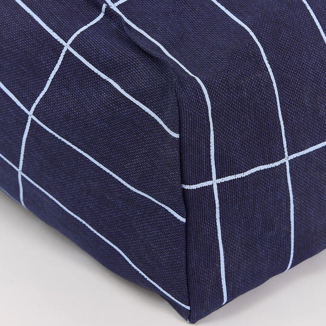 nobodinoz zitzak vibes - navy blue grid