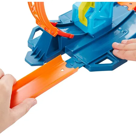 Hot Wheels Track Builder Unlimited Looping-Kicker-Set inkl. 1 Spielzeugauto