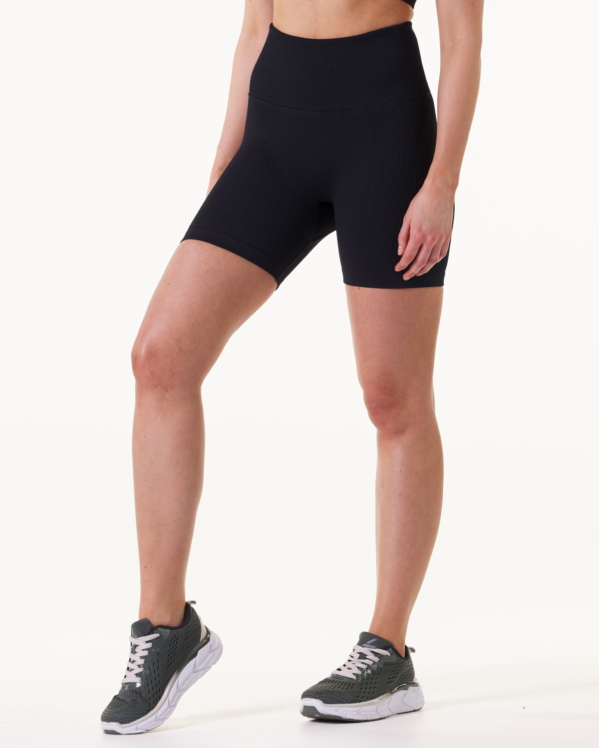 PERFECT RIB SET - Crop Tee + Shorts 5\
