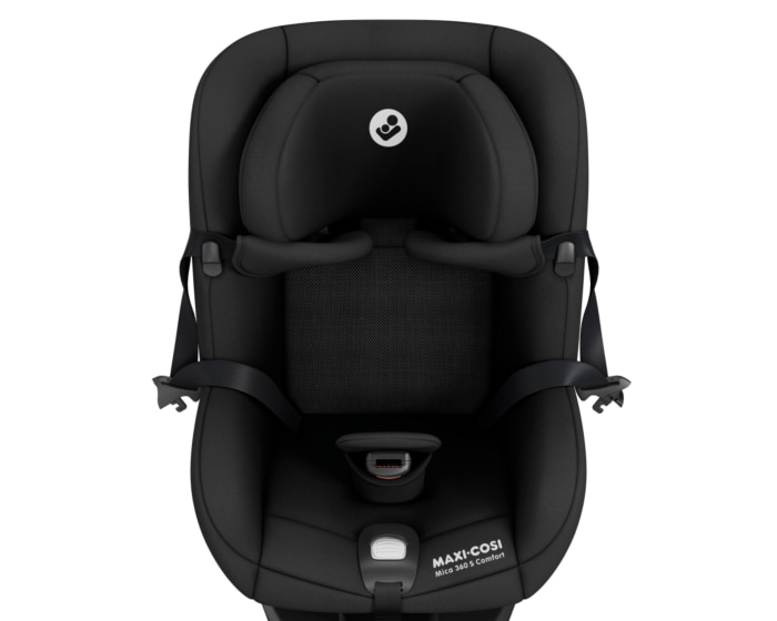 Mica 360 S Comfort 0 - 4 Y  40 - 105 cm  0 - 18 kg    FlexiSpin-Drehung |    Mehrere Liegepositionen  |    G-CELL Seitenaufprallschutz  |    Easy-in Gurt   |    Atmungsaktive, angenehm weiche Stoffe  |