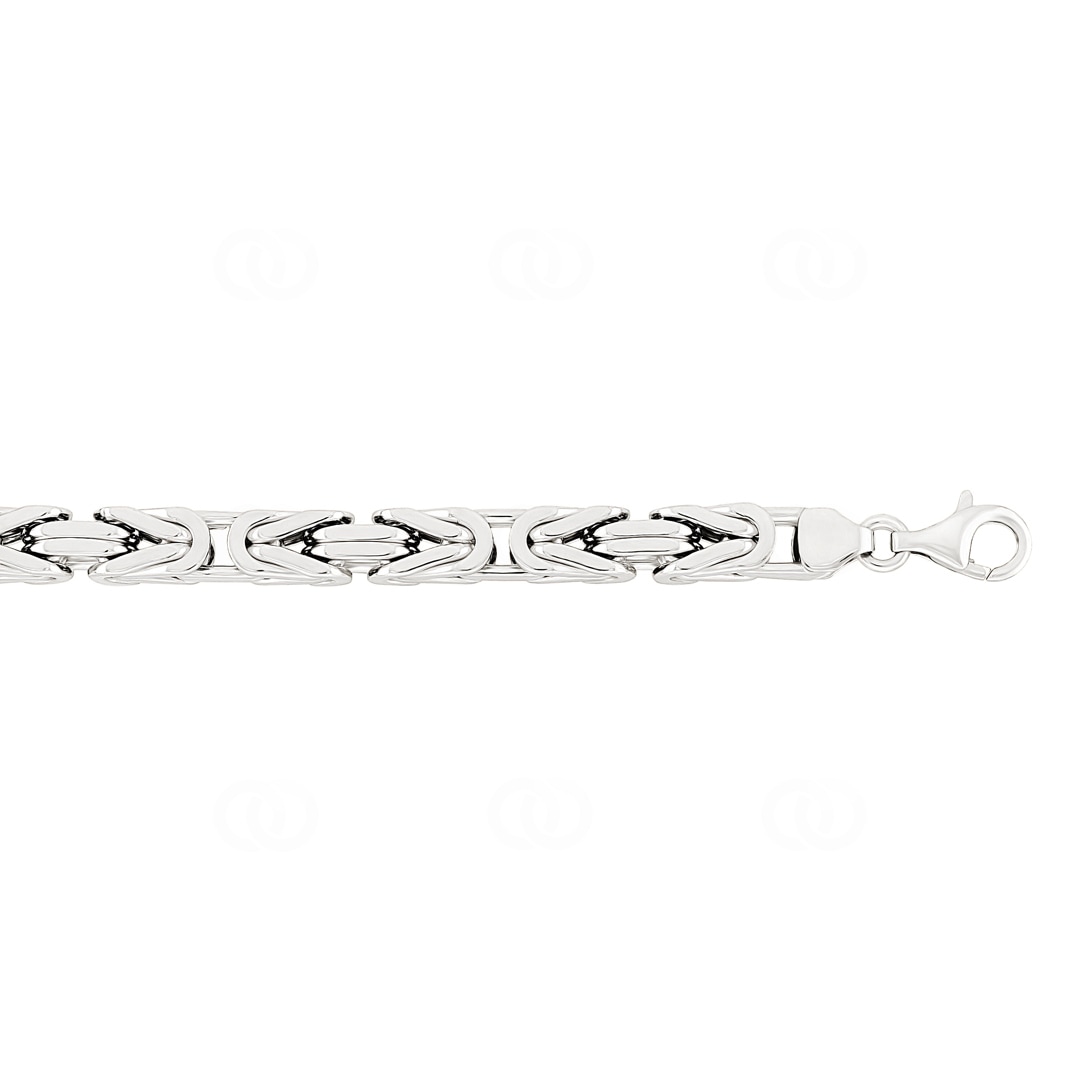 Königsarmband klassisch 925 Silber 8.0mm