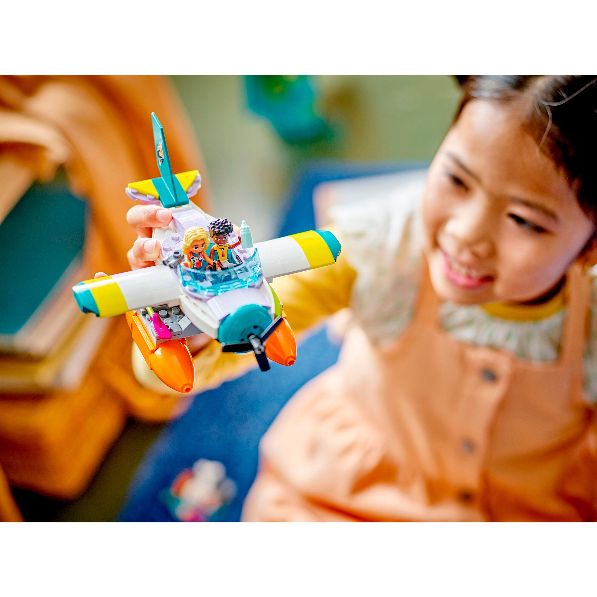 LEGO Konstruktionsspielzeug Friends Seerettungsflugzeug
