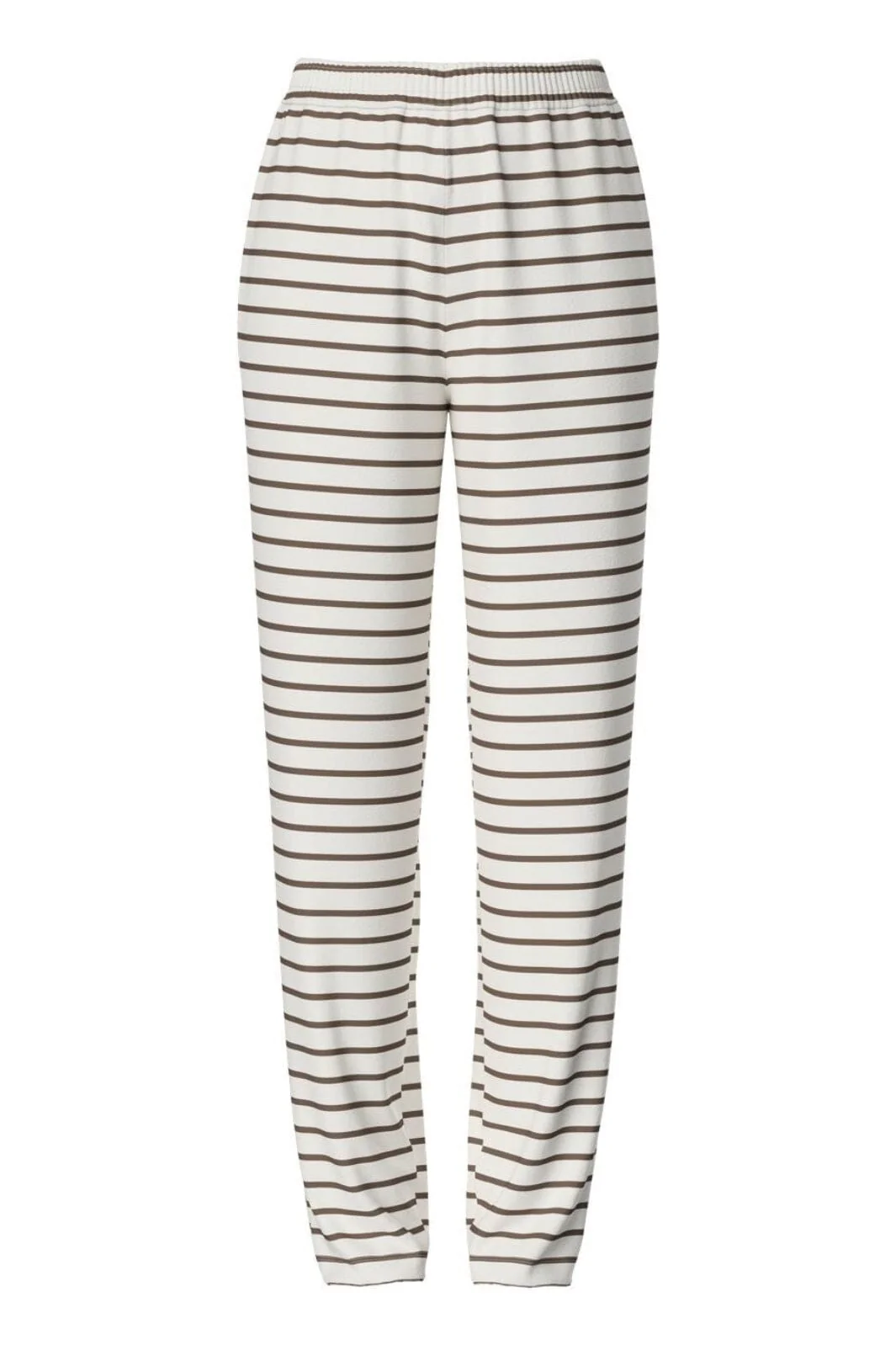 Pieces Pcchilli Straight Stripe Pants 4701515 cloud dancer morel