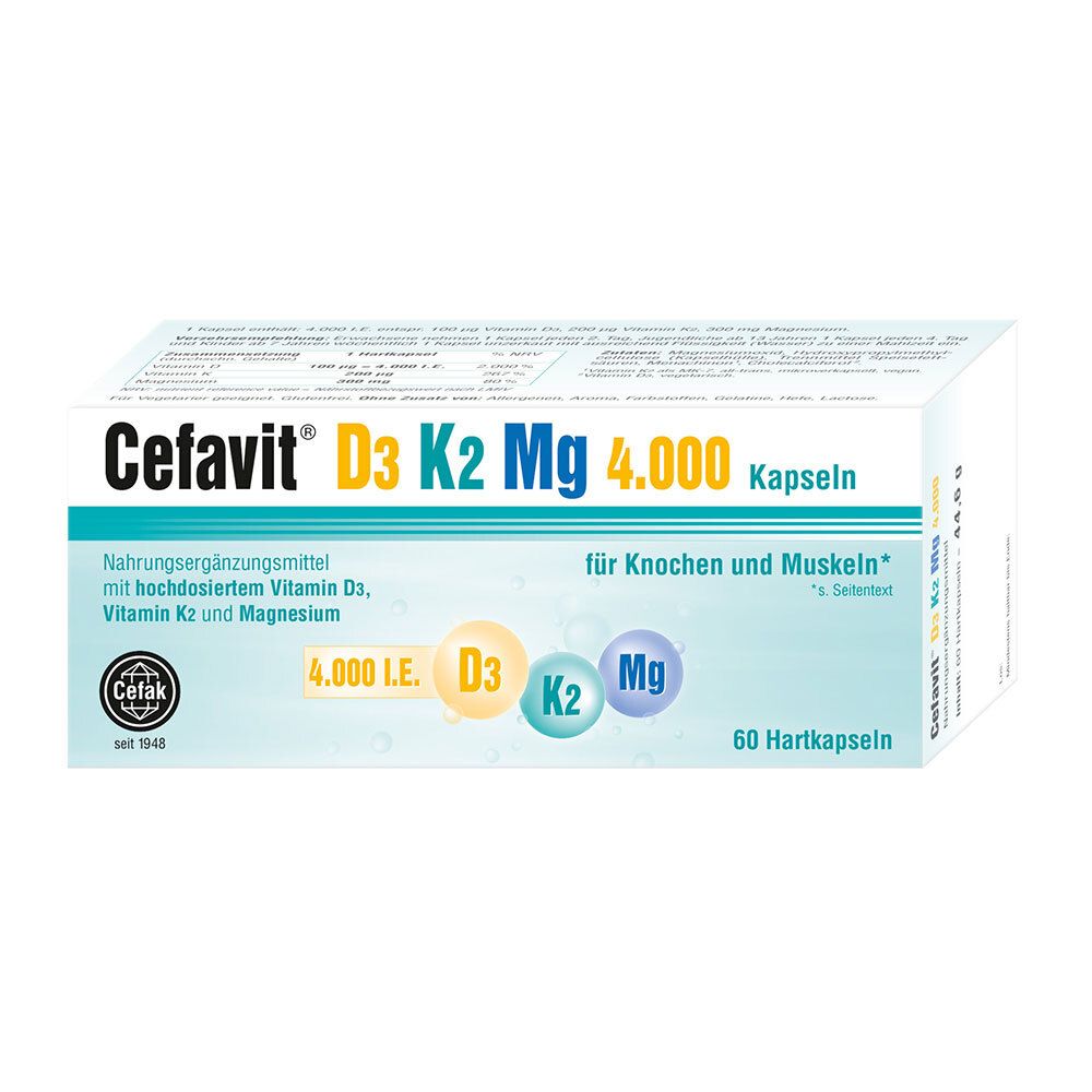Cefavit® D3 K2 Mg 4.000