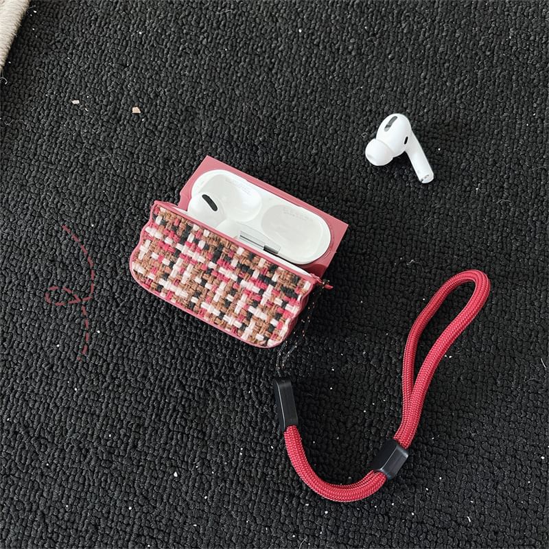 Capritz - Geruite AirPods / Pro oortelefoonhoesje