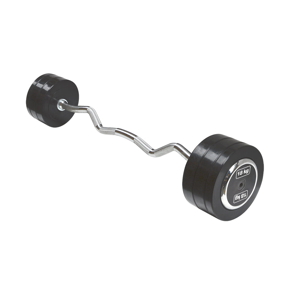 BODYSOLID Barre Curl Préchargée