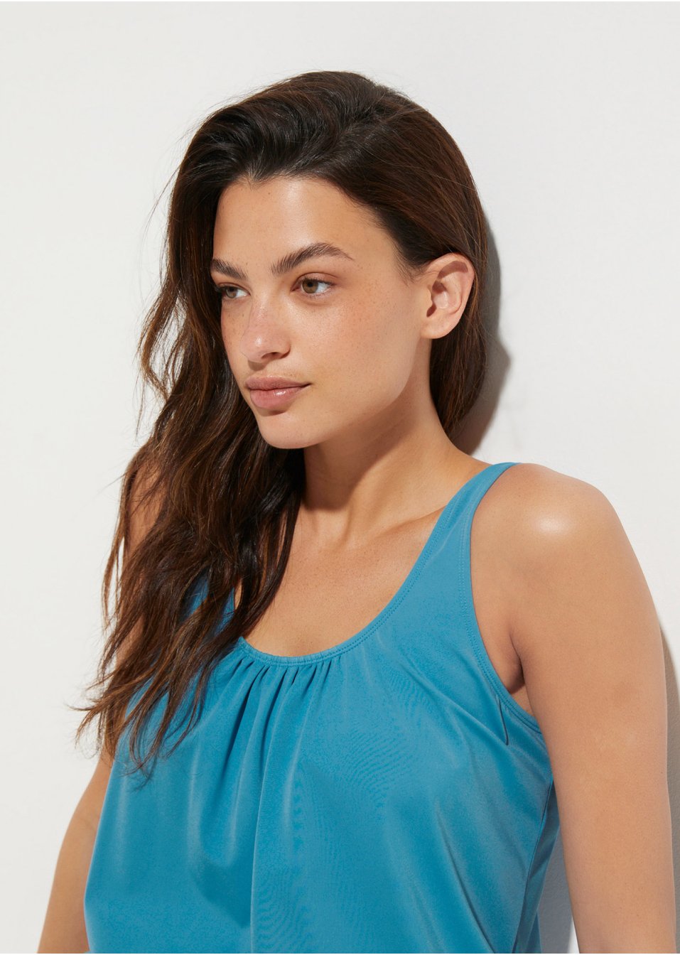 Haut de tankini avec polyamide recyclé