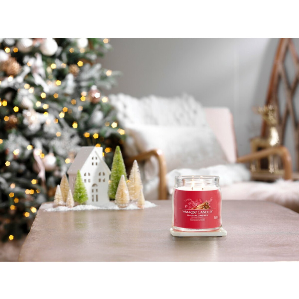 Yankee Candle Geurkaars Medium Jar Sparkling Cinnamon368 gr
