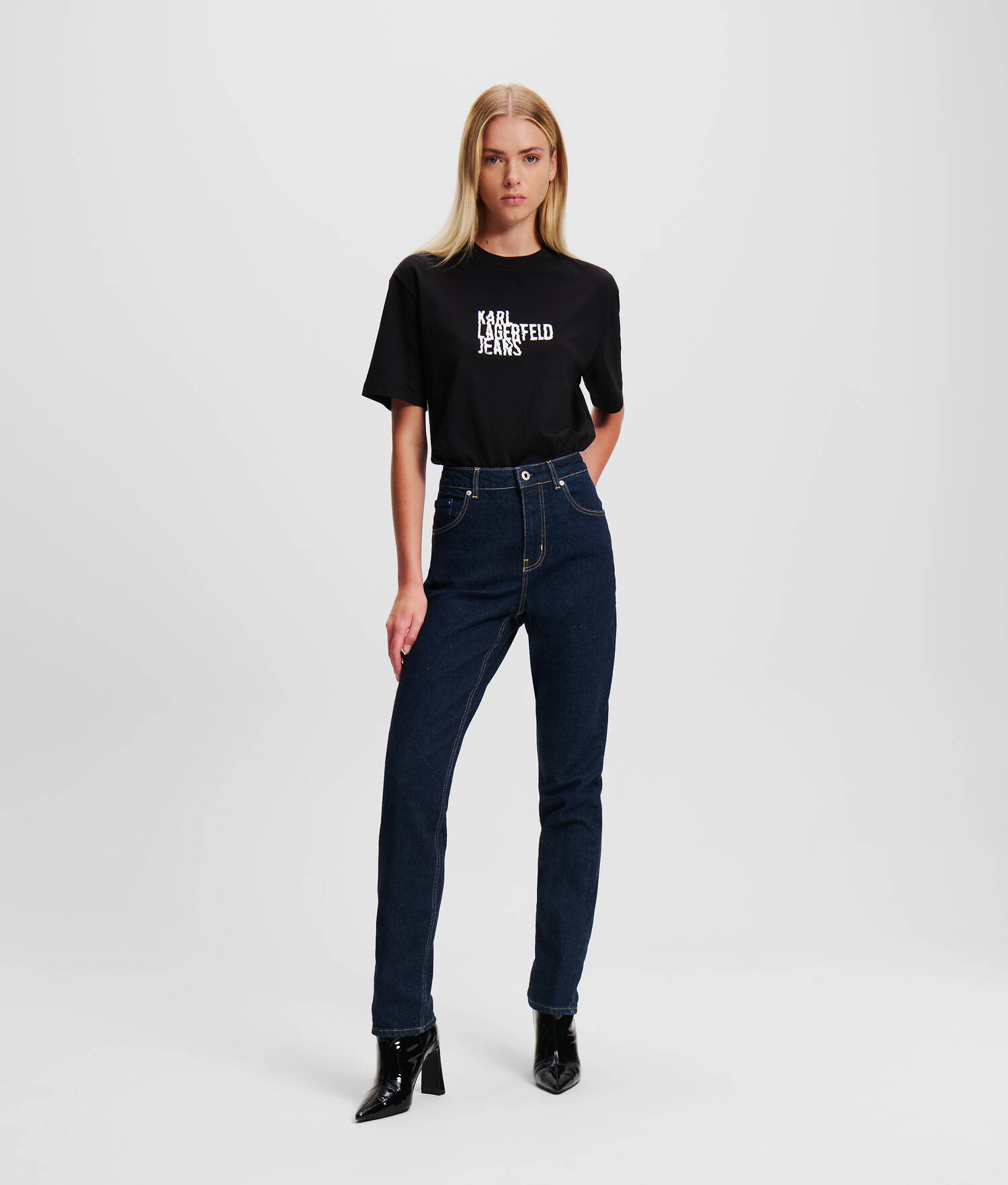 JEAN FUSELÉ TAILLE HAUTE KLJ