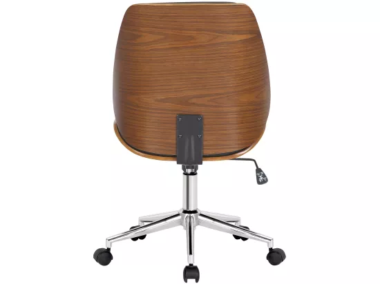 Fauteuil de bureau Mitch - Noyer - Noir90.00