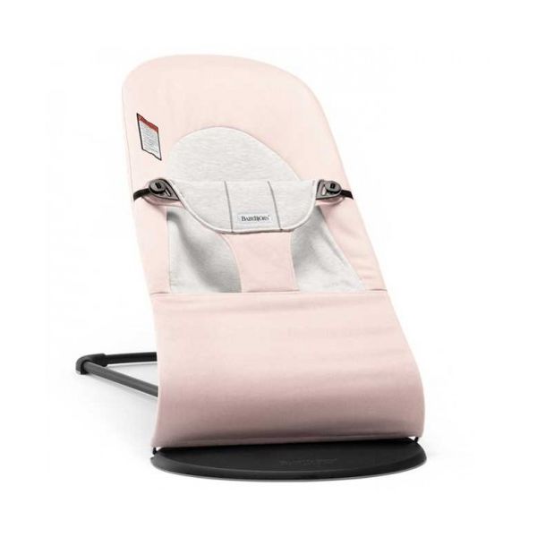 Babybjorn Espreguiçadeira Balance Soft Cotton Pink/Grey - 005089