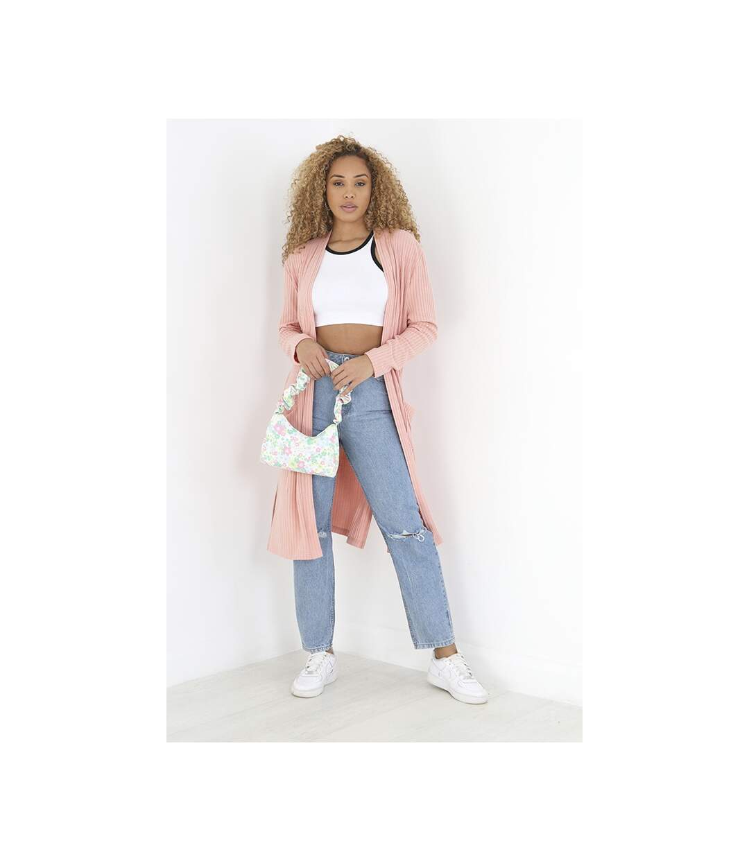 Brave Soul - Cardigan - Femme (Rose) - UTUT1745