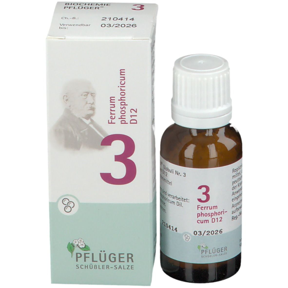 BIOCHEMIE PFLÜGER Nr. 3 Ferrum phosphoricum D12