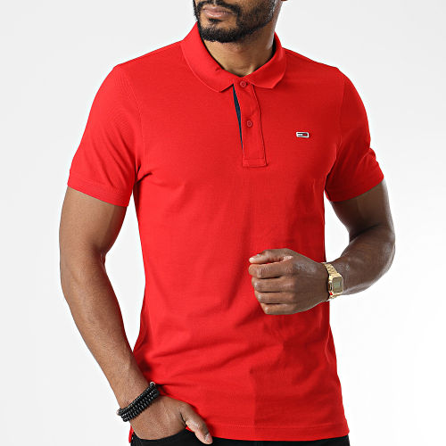 Polo Manches Courtes Slim Placket 5940 Rouge