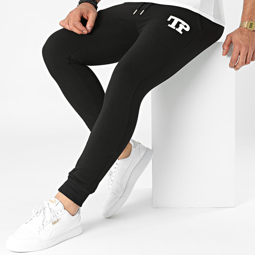 Pantalon Jogging Logo Noir Blanc
