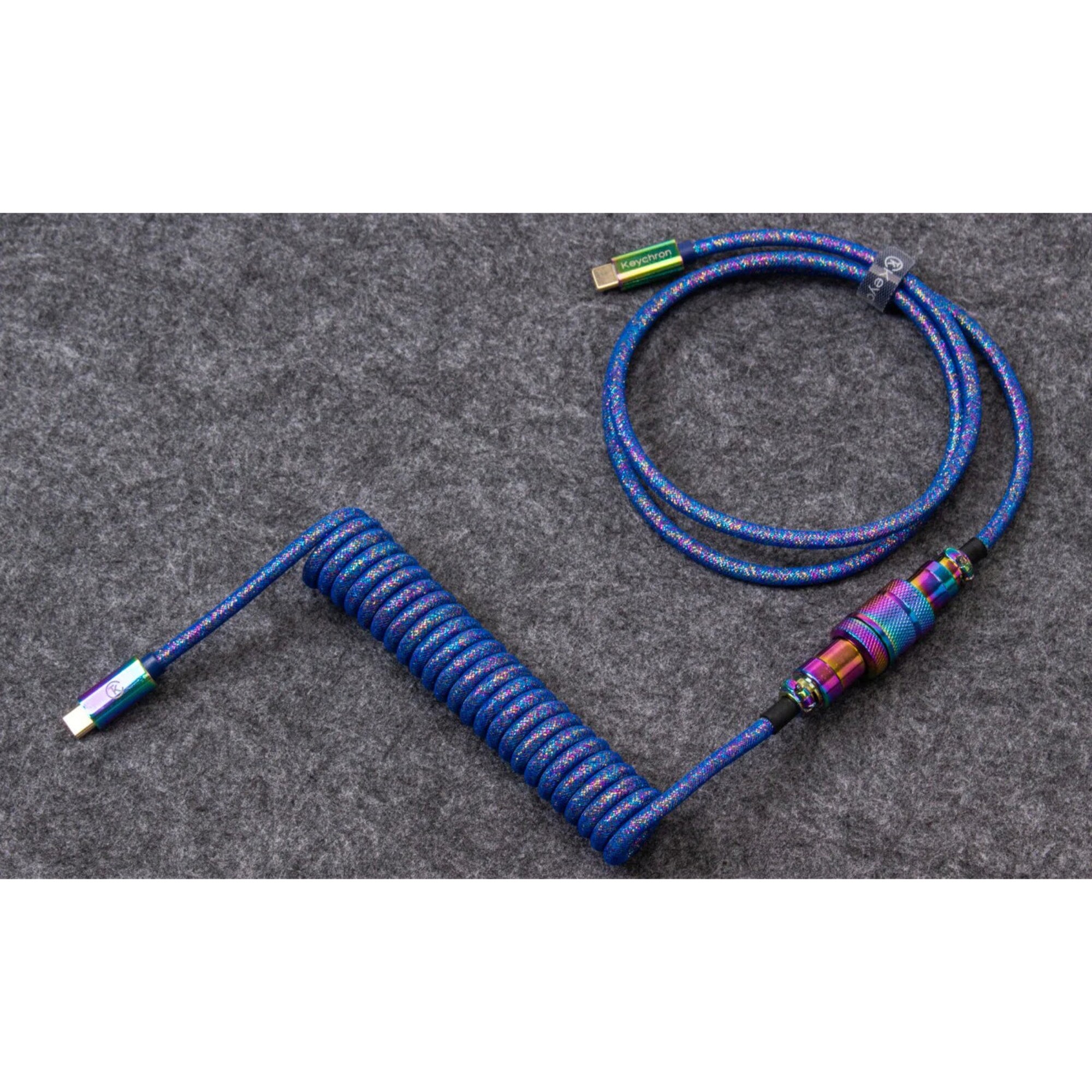 Keychron Kabel USB 3.2 Gen 1 Premium Coiled Aviator Kabel, USB-C Stecker > USB-C Stecker